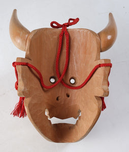 Japanese Vintage Wooden Noh Mask Hannya 般若 -Jealousy Woman-