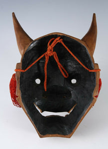 Japanese Vintage Wooden Noh Mask Hannya 般若 -Jealousy Woman-