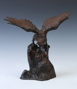 Mr. Ricardo Ochoa / 3 Beautiful Japanese Iron Hawks -Room Guardian Sculpture- Shipping cost including